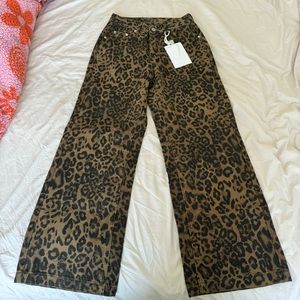 Cheetah Print Jeans